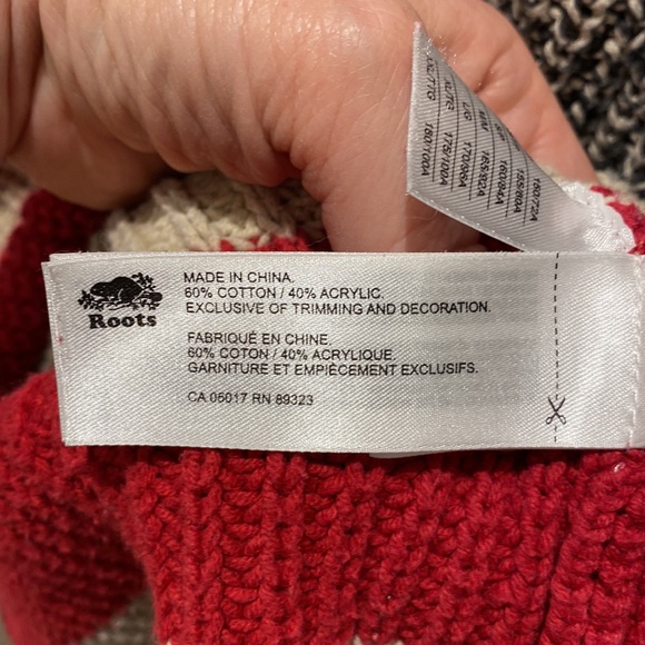Classic 🇨🇦 Roots Cabin Sweater - M - Picture 5 of 5